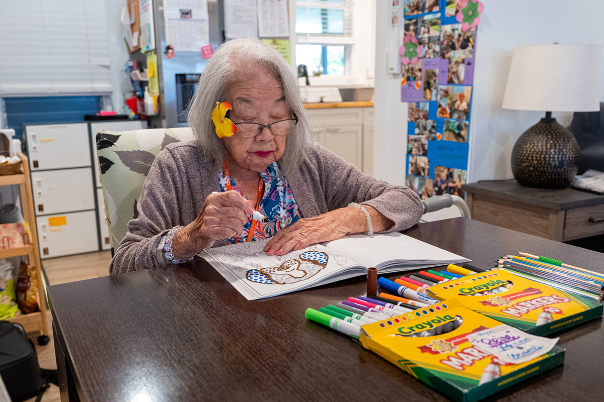 image of resident doing activities